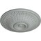 Ekena Millwork Modena Ceiling Medallion (Fits Canopies up to 5 1/4"), 23 1/2"OD x 3 1/2"P, Primed White CM23MO - alternate 3